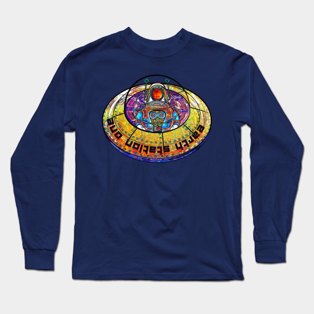 ESO Flying Saucer Long Sleeve T-Shirt by The ESO Network